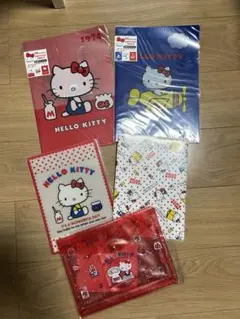 ハローキティ 懐かしアイテム　クリアファイル 他セット