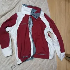 Columbia インターチェンジジャケット XL 赤白