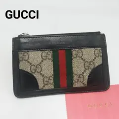 極美品✨グッチ　コインケース　シェリーライン
