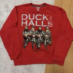 GILDAN DUCK DYNASTY スウェット レッド Lのサムネイル