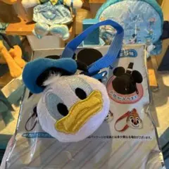 東京ディズニーリゾート ドナルドダッグ キーチェーン ミニポーチ 小物入れ