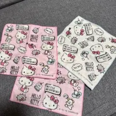 Sanrio ハローキティ　ハンカチ　3枚まとめて　2016 未使用