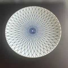 有田焼　華山窯　大皿　網目模様