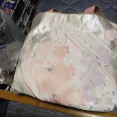花柄 和柄 トートバッグ ピンク系