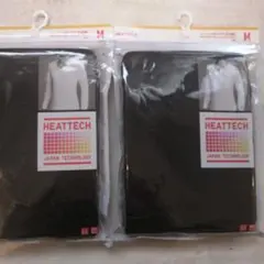 UNIQLO　HEATTECH ブラック Mサイズ 2枚セット