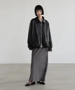 レザーバルーンブルゾン 637617