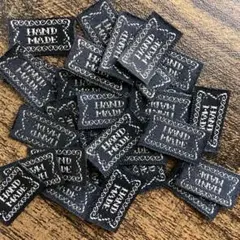 10. 布タグ　ピスネーム　30枚 ハンドメイド