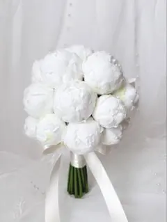 アーティフィシャルフラワー　ウェディングブーケ