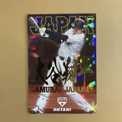 2017 calbee プロ野球チップス　大谷翔平　侍ジャパン