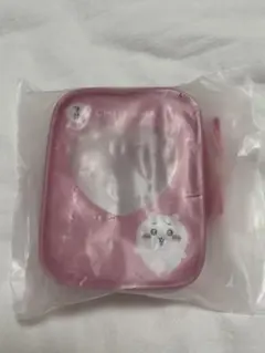 【未開封品】ちいかわ　マスコットも入る！クリアポーチ