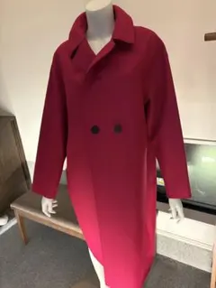 TAGLIATORE クリーニング済 ピンク ダブル ロングコート - メルカリ