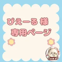 ぴえーる様　専用ページ