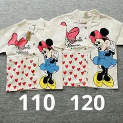 リトシー　ミニーマウス　シャツ　110　120　2着　ディズニー　ミニー