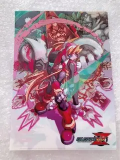 ロックマン20周年記念商品 ロックマンゼロ ロックマンゼクス A4クリア
