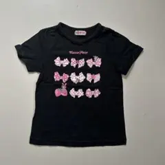 【美品】メゾピアノ　mezzo piano リボン Tシャツ 140 半袖