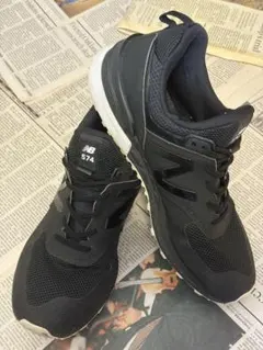 New Balance 574 ブラックスニーカー　26.0