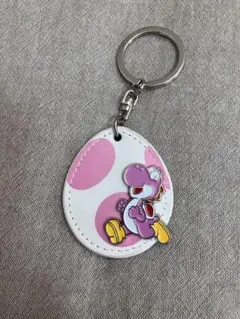 USJ ユニバ スーパーニンテンドーワールド ヨッシー キーホルダー ピンク