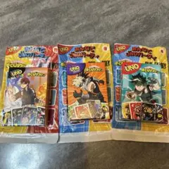 僕のヒーローアカデミア UNOカード 3セット