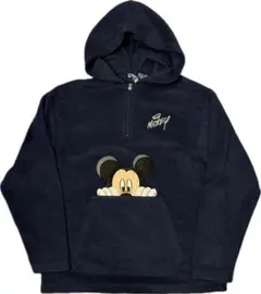 disney ディズニー mickey ミッキー ハーフジップ フリース