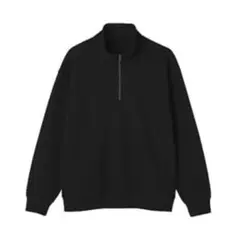 MUJI/無印良品　紳士　二重編みハーフジッププルオーバー メンズ トレーナー