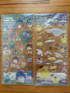 クリアキャンディシール はぴだんぶい サンリオキャラクターズ シナモン プリン