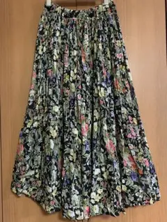 ヴィンテージ ロングフレア 花柄スカート