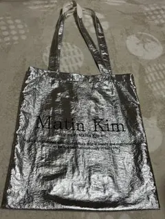 Matin Kim トートバッグ シルバー