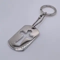 DOLCE&GABBANA クロス ドッグタグ ネックレス トップ チャーム