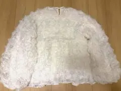 MARRYME marry me ウェディングブラウス フラワー ペプラム 長袖