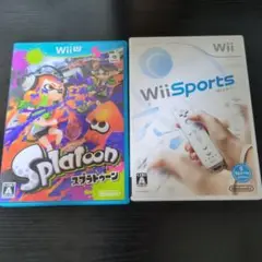 Splatoon & Wii Sports 2本セット