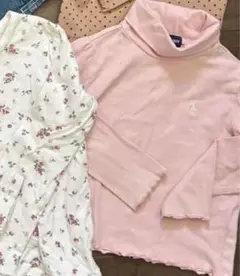 ラルフローレン ピンク ハイネック100 女の子