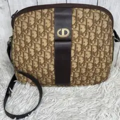 クリスチャンディオール　トロッター　CDロゴ　ショルダーバッグ　レザー