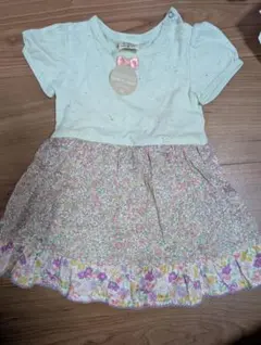 ビジューアンドビー　女の子ワンピース　ロンパース70cmのサムネイル