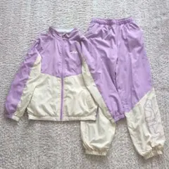 FILA ジュニア ウインドブレーカー セットアップ ラベンダー
