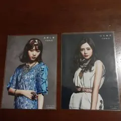 西野七瀬　白石麻衣　生写真