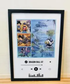 CP❽ ドラゴンボール 一番くじ クリアポスター【額付】ドラゴンボールGT