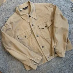 LEE 70s コットン モールスキン ジャケット 大文字 トラッカー