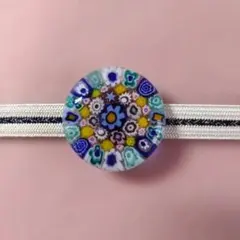 帯留め　ガラス製