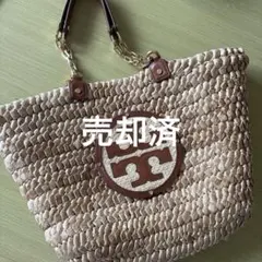 TORY BURCH トートバッグ スワン柄 スカーフ付き - メルカリ