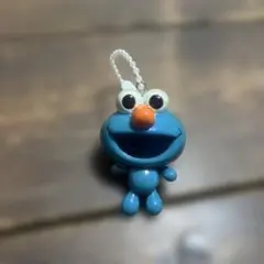 青いエルモ ストラップ約5cm