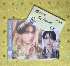 M!LK『爆裂愛してる/好きすぎて滅！』 「山中柔太朗」盤 トレカ・ステッカー