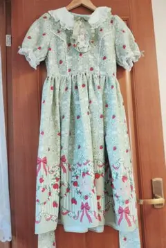 axes femme kawaii ベリーフィールズワンピース ミント