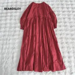 ビアズリー★Vネックギャザーワンピ