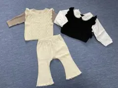 プティマイン セットアップ ニット 80cm まとめ売り