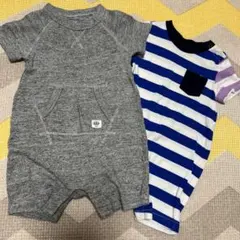 babyGAP ロンパース 2枚セット 6-12 70