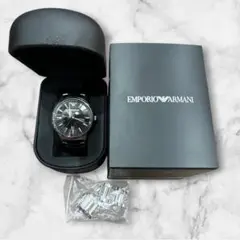 EMPORIO ARMANI 腕時計 クォーツ ブラック　AR2457 日付表示のサムネイル