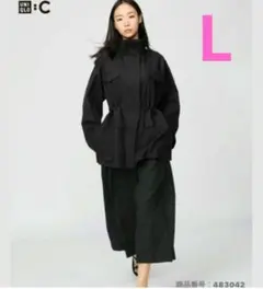 UNIQLO：C 　ユニクロシー 　コットンキュロット　ブラック　Lサイズ　新品