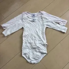 長袖肌着　2点セット　プチバトー6m/67cm