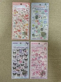 正規品　新品未開封サンリオ第二弾♡ボンボンドロップシール　4枚セット
