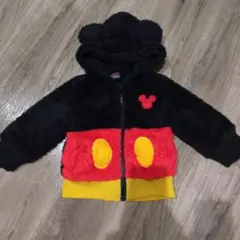 BABY DOLL ミッキー　ボアパーカー 80